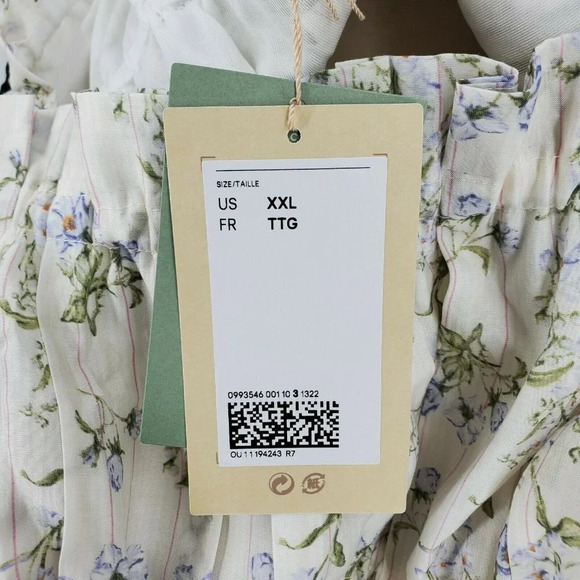 H&M x Brock Collection Tie Top Shoulder Strap NWT - Picture 7 of 12